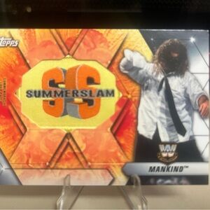 6 card wrestling lot!! 2 autographed cards. 3 relic cards